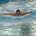 Anna Corley earned All-American honors with a 13th-place finish in the 200-yard individual medley at the NCAA Championships. (Photo by Susan Spencer)