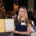Maggie Magliato and her award